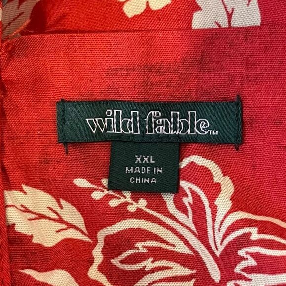 Wild Fable Red Tropical Sun Dress Sz XXL NWT - Picture 3 of 5